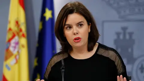 La vicepresidenta del Gobierno, Soraya Sáenz de Santamaría La vicepresidenta del Gobierno, Soraya Sáenz de Santamaría