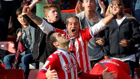 Carlos Castro, delantero del Sporting