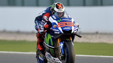Jorge Lorenzo durante el GP de Qatar
