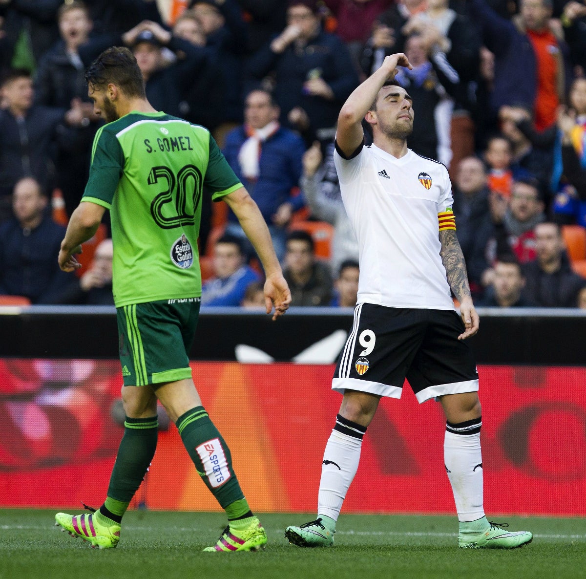 Valencia 0 - 2 Celta. El Celta se lleva los tres punto en Mestalla Valencia 0 - 2 Celta. El Celta se lleva los tres punto en Mestalla