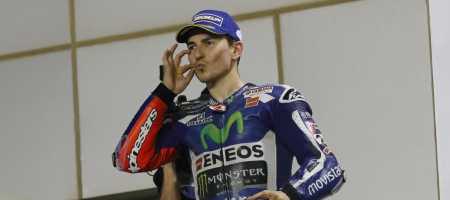 Jorge Lorezno tras vencer en el GP de Catar Jorge Lorezno tras vencer en el GP de Catar
