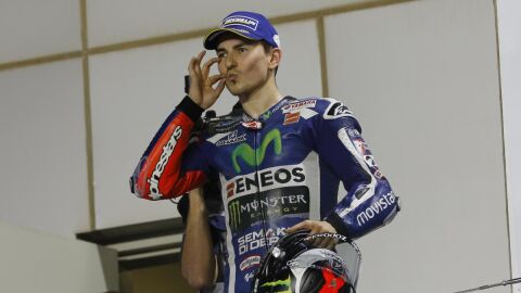 Jorge Lorezno tras vencer en el GP de Catar