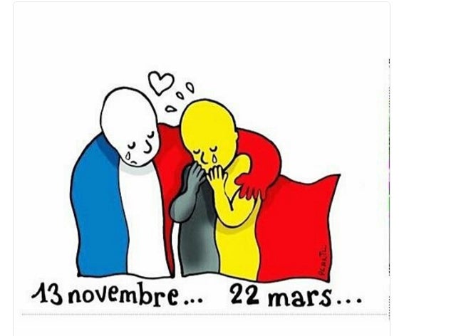 Solidaridad en las redes sociales con Bruselas con el hashtag #JeSuisBruxelles Solidaridad en las redes sociales con Bruselas con el hashtag #JeSuisBruxelles