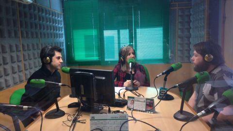 Susana Pedreira con parte del equipo de Onion Smile