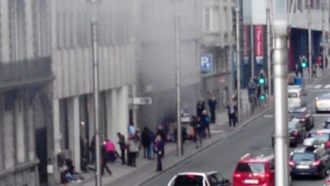 Explosi&oacute;n en la estaci&oacute;n de metro de Bruselas de Maalbeek