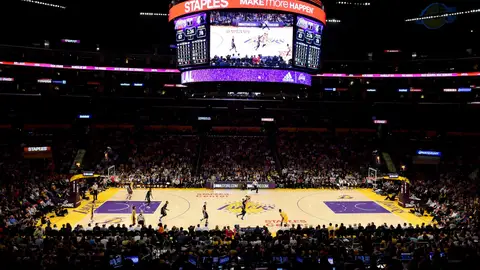 El Staples Center, cancha de los Lakers y de los Clippers El Staples Center, cancha de los Lakers y de los Clippers