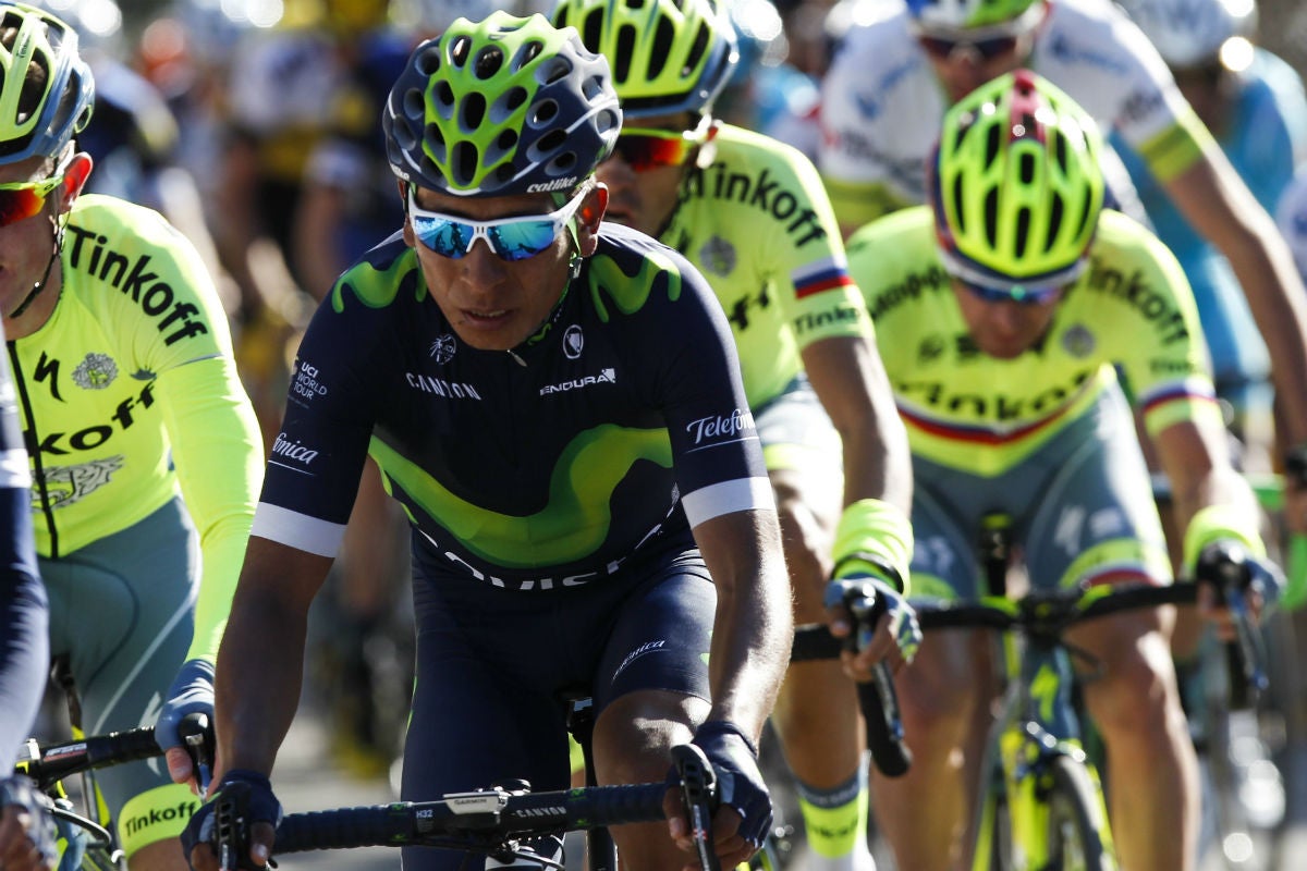 Nairo Quintana: "La etapa ha sido más rápida de lo esperado" Nairo Quintana: "La etapa ha sido más rápida de lo esperado"