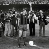 Cruyff, en su época como jugador del Barcelona