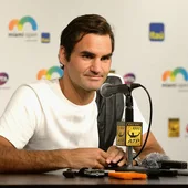 Federer, en rueda de prensa Federer, en rueda de prensa