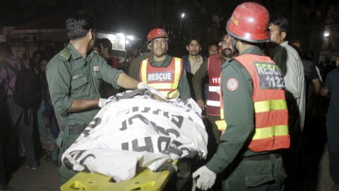 Atentado suicida ocurrido en un parque de la ciudad de Lahore, en el este de Pakist&aacute;n
