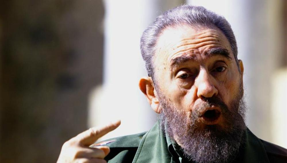Imagen del líder de la revolución cubana, Fidel Castro.