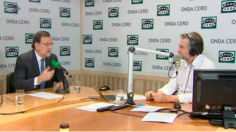Mariano Rajoy y Carlos Alsina