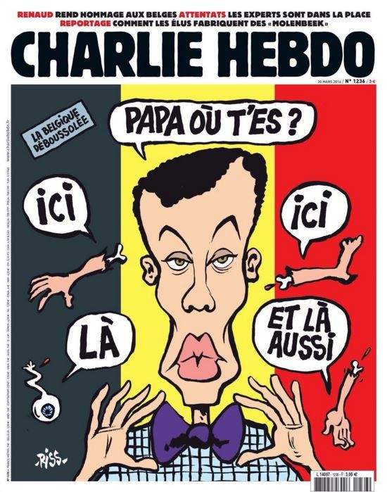 'Charlie Hebdo' se mofa de los atentados de Bruselas en su última portada 'Charlie Hebdo' se mofa de los atentados de Bruselas en su última portada