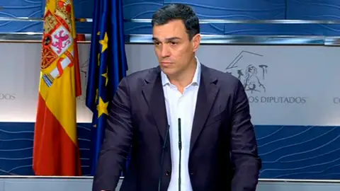 Pedro Sánchez, en el Congreso. Pedro Sánchez, en el Congreso.