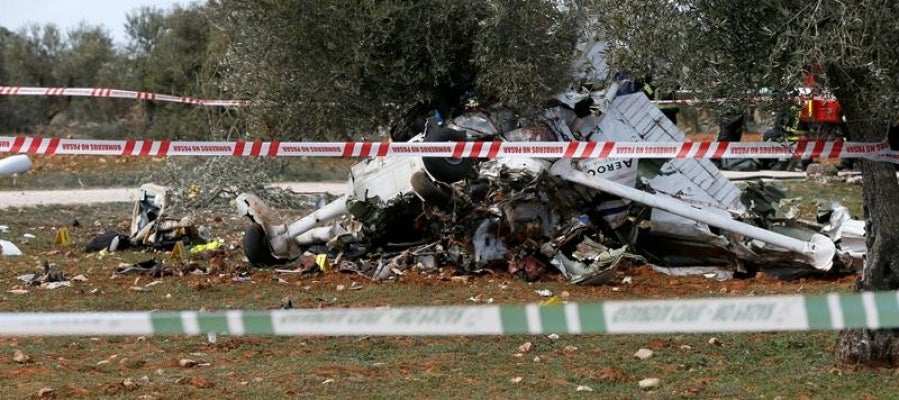 Accidente de avioneta en Perales de Tajuña Accidente de avioneta en Perales de Tajuña