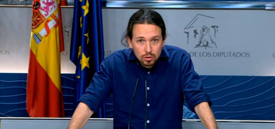 El Epílogo de Julián Cabrera: "Iglesias ya no exige la vicepresidencia, las encuestas le hacen pensarse lo de forzar nuevas elecciones" El Epílogo de Julián Cabrera: "Iglesias ya no exige la vicepresidencia, las encuestas le hacen pensarse lo de forzar nuevas elecciones"