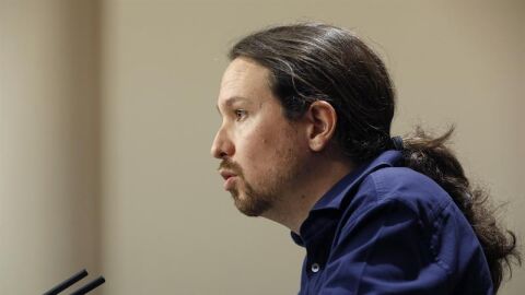 El lider de Podemos, Pablo Iglesias