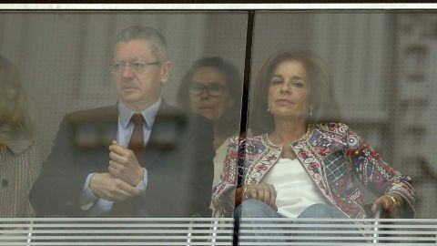 Alberto Ruiz Gallard&oacute;n y Ana Botella