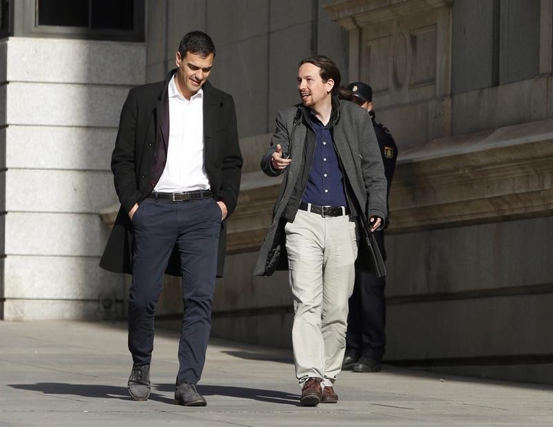 La criba mediática: La reunión entre Sánchez e Iglesias coloniza las portadas La criba mediática: La reunión entre Sánchez e Iglesias coloniza las portadas