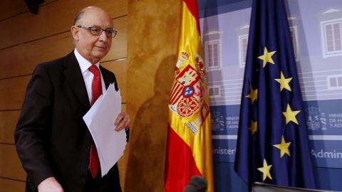 El ministro de Hacienda en funciones, Crist&oacute;bal Montoro