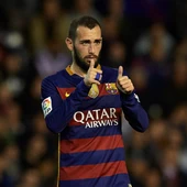 Aleix Vidal durante un partido con el Barcelona Aleix Vidal durante un partido con el Barcelona