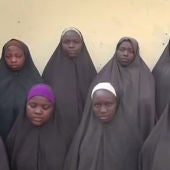 Imagen d niñas secuestradas por Boko Haram 