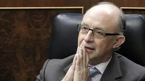 Cristóbal Montoro, en una sesión del Congreso Cristóbal Montoro, en una sesión del Congreso