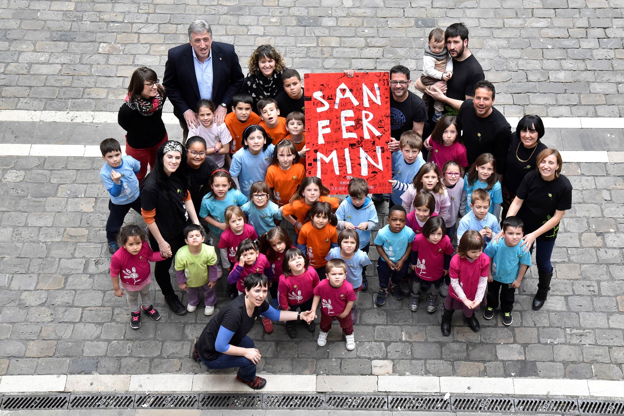 El cartel "Sanmarrazkin", obra de los alumnos del colegio público Buztintxuri, anunciará los Sanfermines 2016 El cartel "Sanmarrazkin", obra de los alumnos del colegio público Buztintxuri, anunciará los Sanfermines 2016
