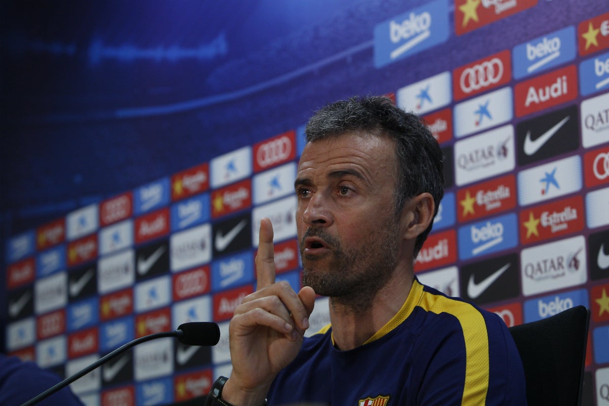 Luis Enrique, sobre la mala racha: "Me va la adversidad, soy así de gilipollas" Luis Enrique, sobre la mala racha: "Me va la adversidad, soy así de gilipollas"