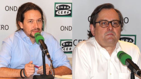 Pablo Iglesias y Paco Marhuenda