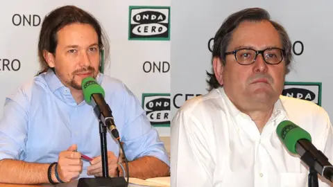 Pablo Iglesias y Paco Marhuenda Pablo Iglesias y Paco Marhuenda