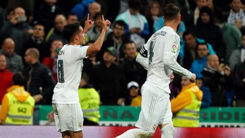 Lucas V&aacute;zque marca el segundo del Real Madrid ante el Villarreal