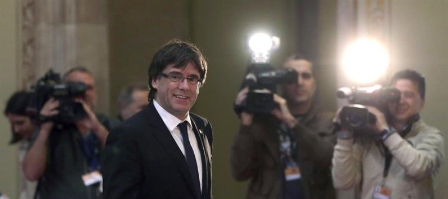 El presidente de la Generalitat, Carles Puigdemont El presidente de la Generalitat, Carles Puigdemont