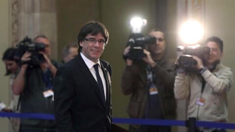 El presidente de la Generalitat, Carles Puigdemont