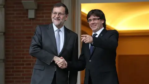 Rajoy con Puigdemont En La Moncloa
