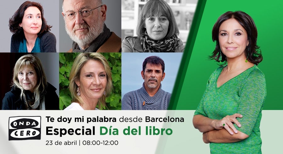 Te doy mi palabra celebra el Día del Libro con un programa especial desde Barcelona Te doy mi palabra celebra el Día del Libro con un programa especial desde Barcelona