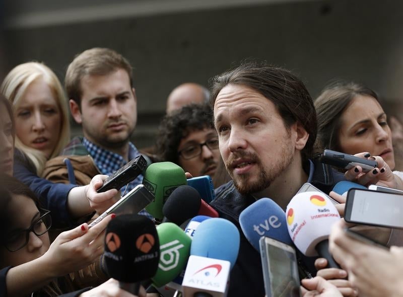 Iglesias, sobre la alianza con IU: "Hay contactos, pero aún no se ha concretado nada" Iglesias, sobre la alianza con IU: "Hay contactos, pero aún no se ha concretado nada"