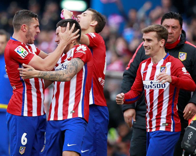El Atlético superó seis eliminatorias ganando 1-0 el partido de ida El Atlético superó seis eliminatorias ganando 1-0 el partido de ida