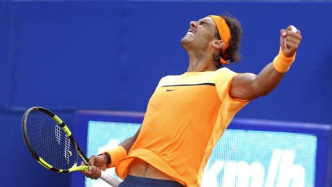Nadal, exultante de alegr&iacute;a