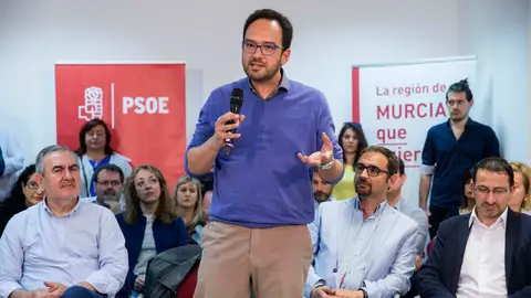Antonio Hernando en un acto de partido en Lorca Antonio Hernando en un acto de partido en Lorca