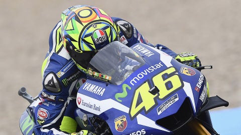 Valentino Rossi en el Gran Premio de Espa&ntilde;a de MotoGP