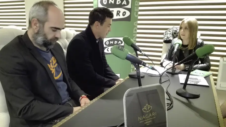 Toro en Gente Viajera de Galicia Luis Tosar, Mario Casas y Farruco Castromán con Susana Pedreira