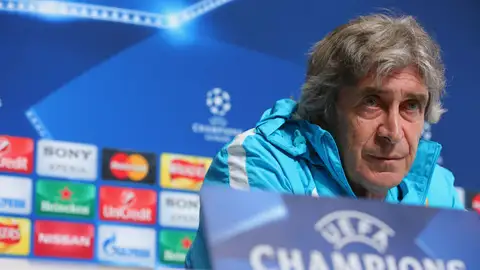 Pellegrini, en rueda de prensa Pellegrini, en rueda de prensa