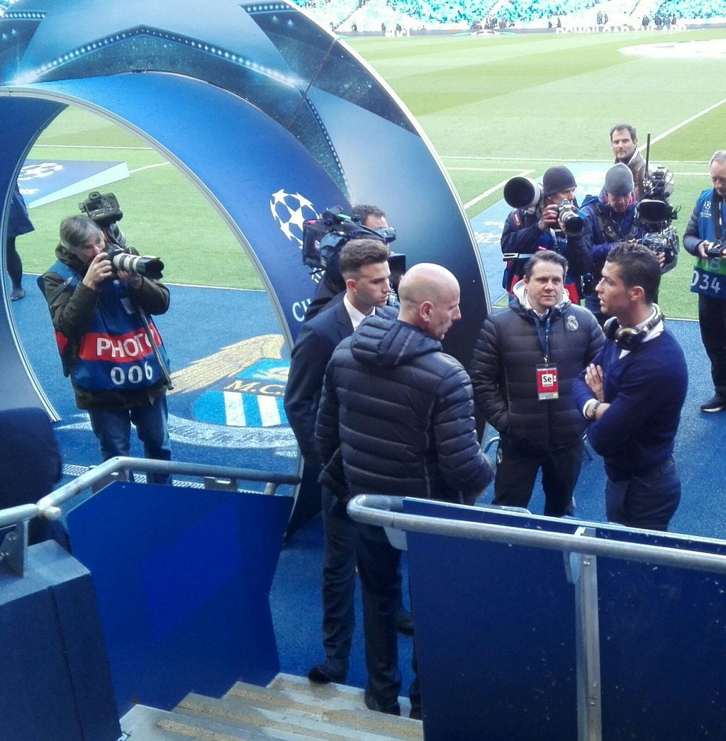 Cristiano Ronaldo, baja ante el Manchester City Cristiano Ronaldo, baja ante el Manchester City