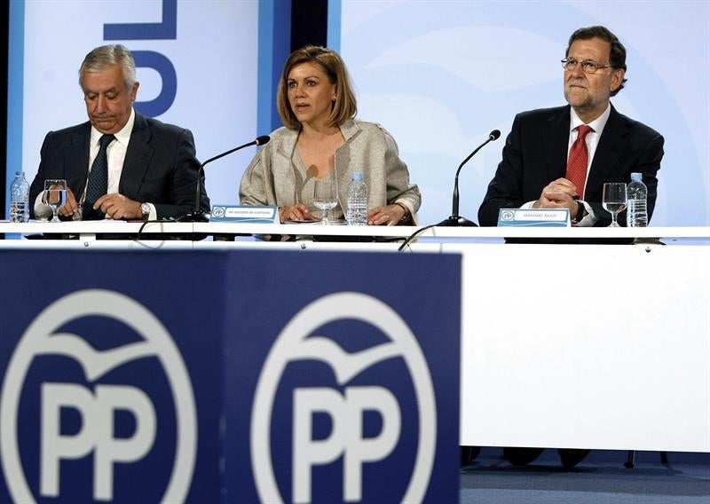 Cospedal defiende que estos meses han reafirmado el liderazgo de Mariano Rajoy Cospedal defiende que estos meses han reafirmado el liderazgo de Mariano Rajoy
