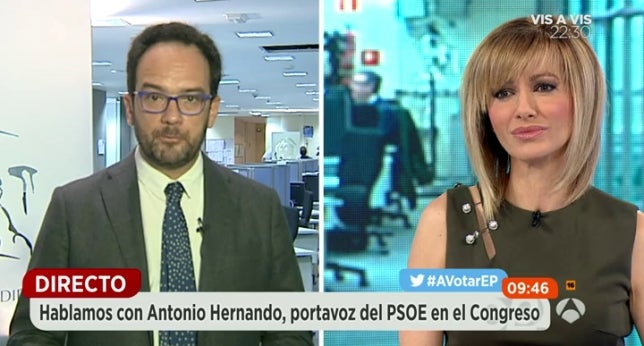 Antonio Hernando: "Era imposible poner de acuerdo a Ciudadanos y Podemos" Antonio Hernando: "Era imposible poner de acuerdo a Ciudadanos y Podemos"