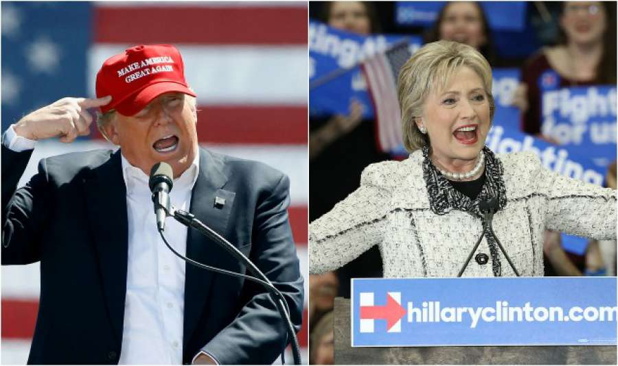 Una encuesta muestra lo apretada que está la carrera entre Trump y Hillary por la presidencia de los EEUU Una encuesta muestra lo apretada que está la carrera entre Trump y Hillary por la presidencia de los EEUU