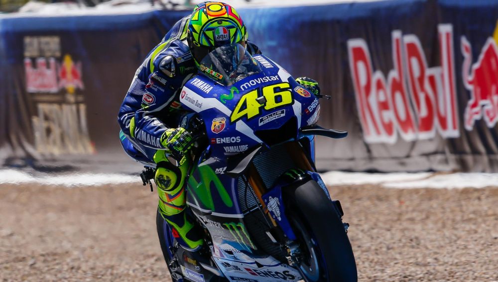 Rossi durante el GP de Jerez