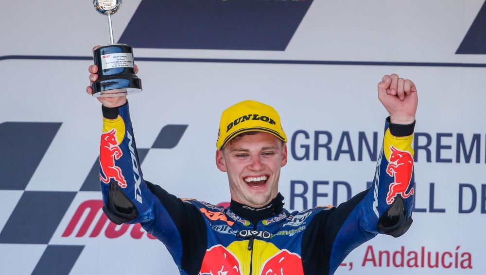 Binder celebra el GP de Jerez