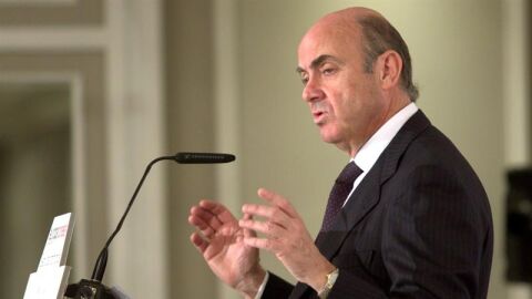 El ministro de Econom&iacute;a en funciones, Luis de Guindos